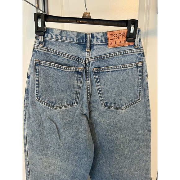 Esprit Relaxed Fit High Rise Jeans Denim Light Wash Tagged Size 3 Sz 0 24 - Picture 6 of 13